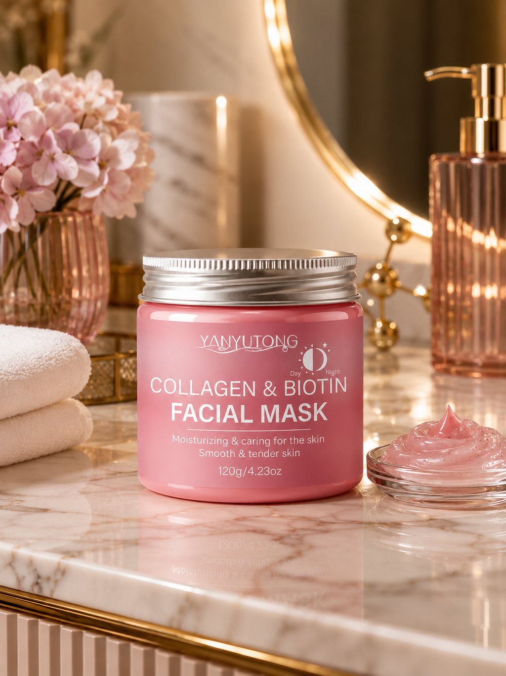 Collagen & Biotin Peel-Off Face Mask | Deep Hydration Day & Night Treatment