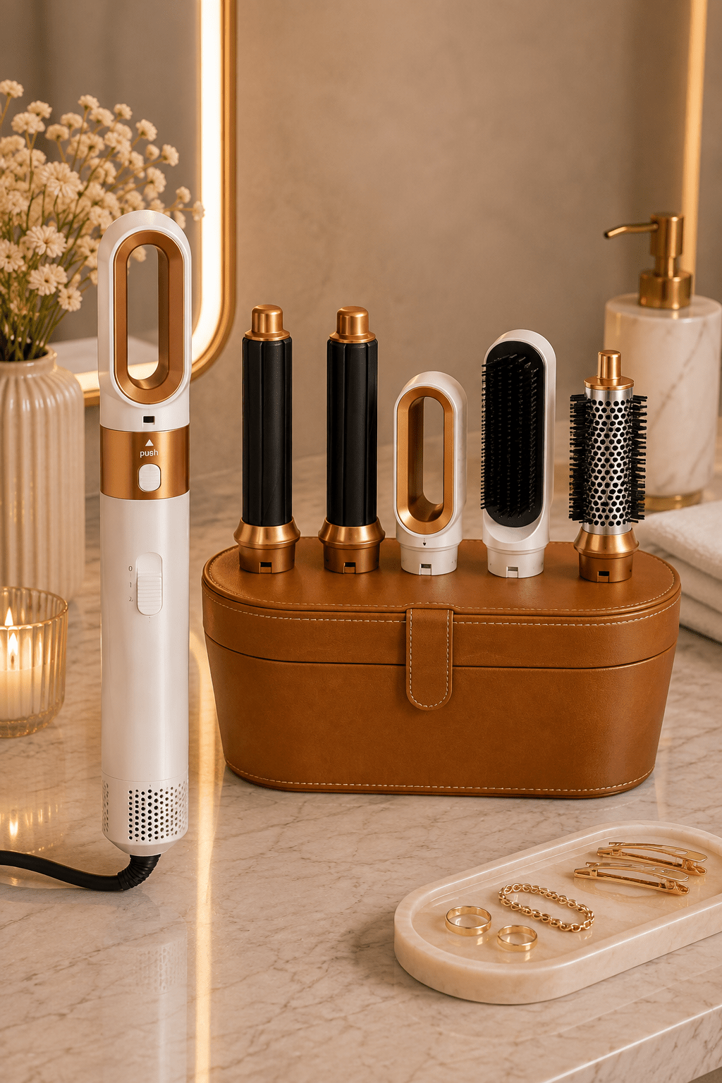 5-in-1 Professional Hair Styler & Dryer - Hair Care - Glow Beauty