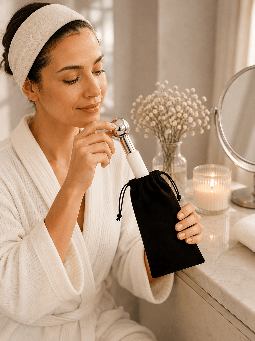 Ice Globe Facial Massager & Gua Sha Set - Skincare - Glow Beauty