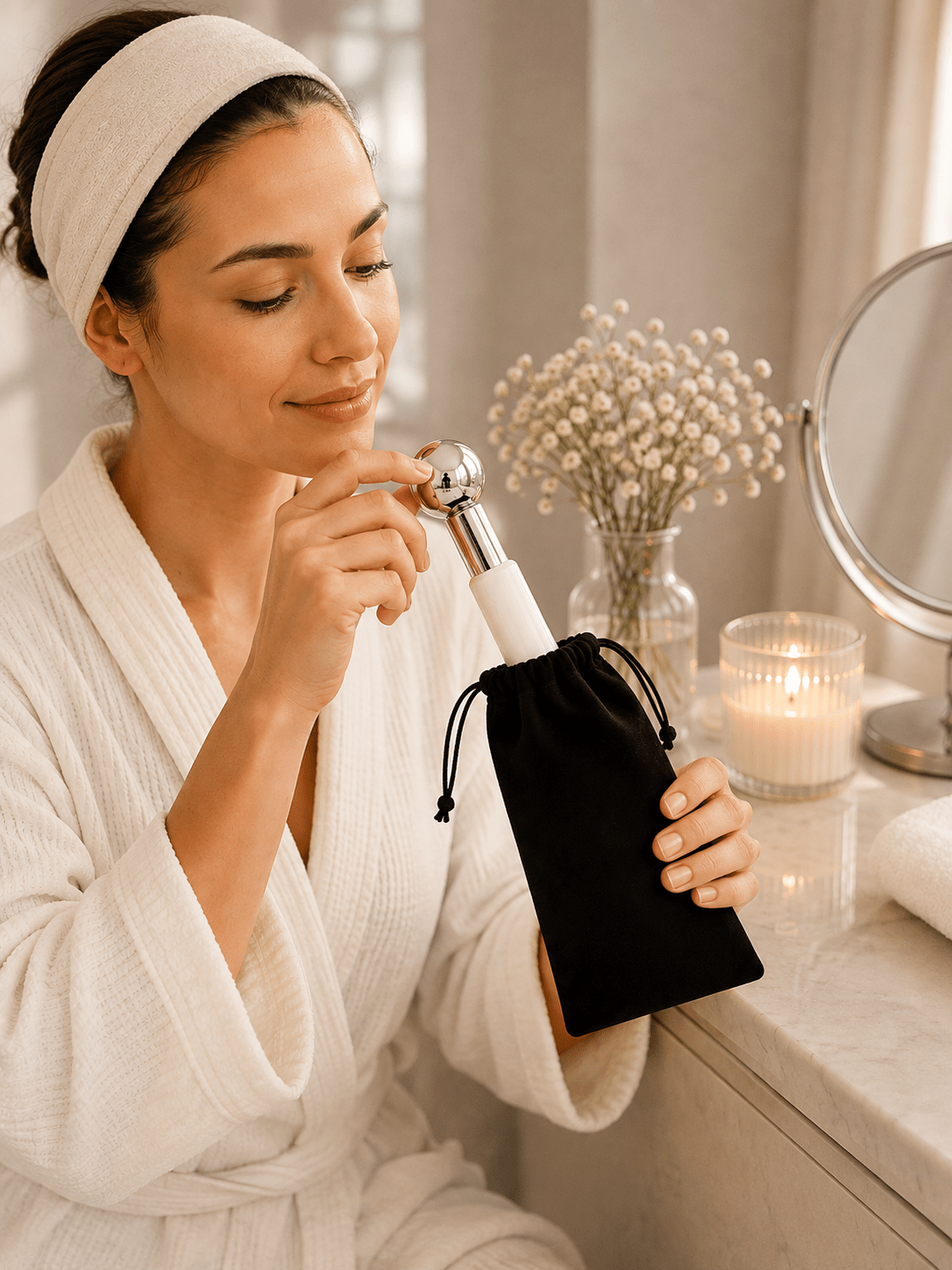 Ice Globe Facial Massager & Gua Sha Set - Skincare - Glow Beauty