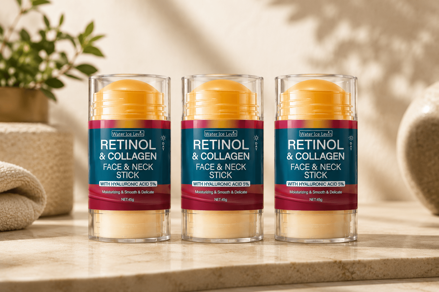 Retinol & Collagen Face & Neck Stick - Skincare - Glow Beauty