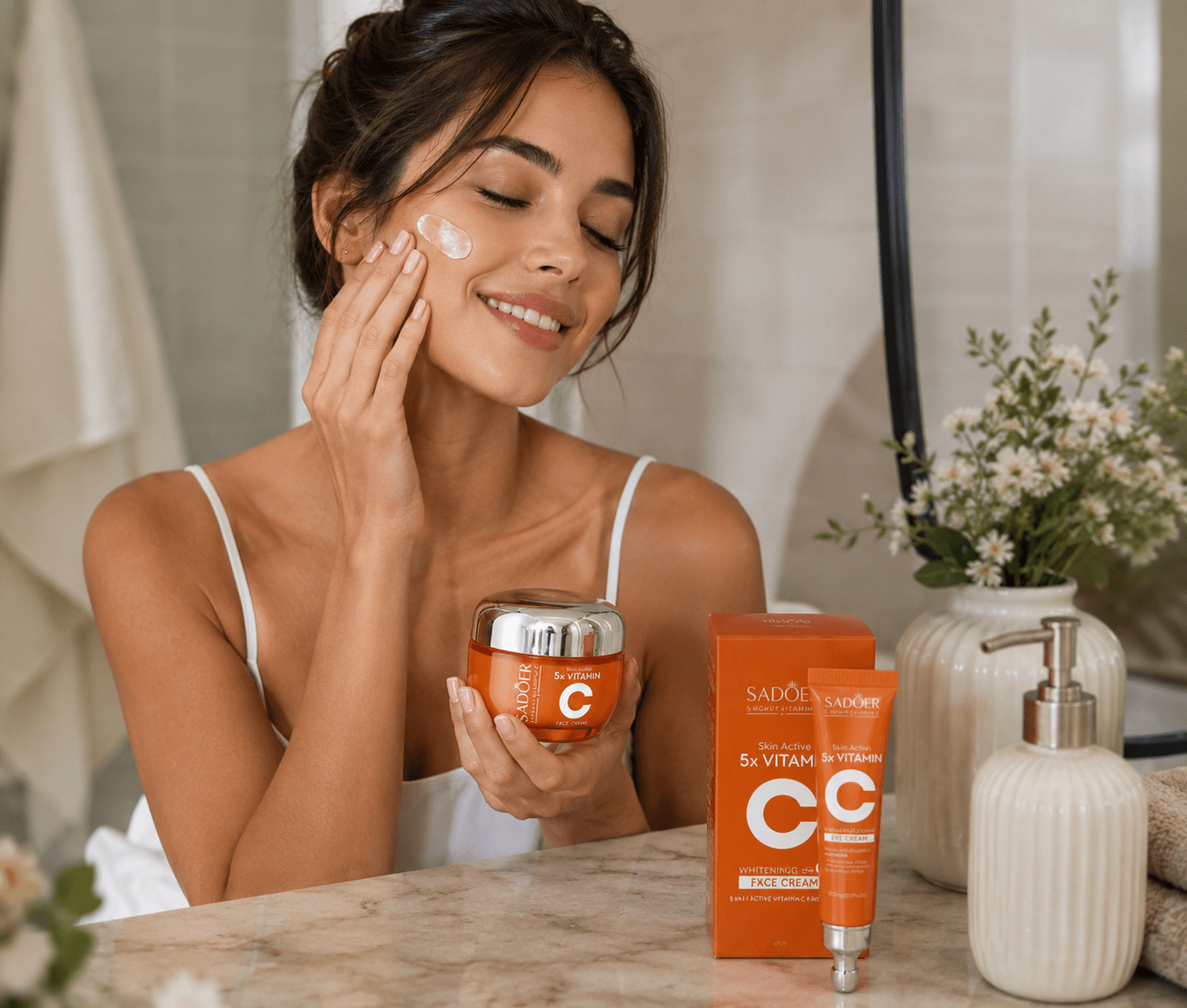Vitamin C Brightening Face Cream - Skincare - Glow Beauty