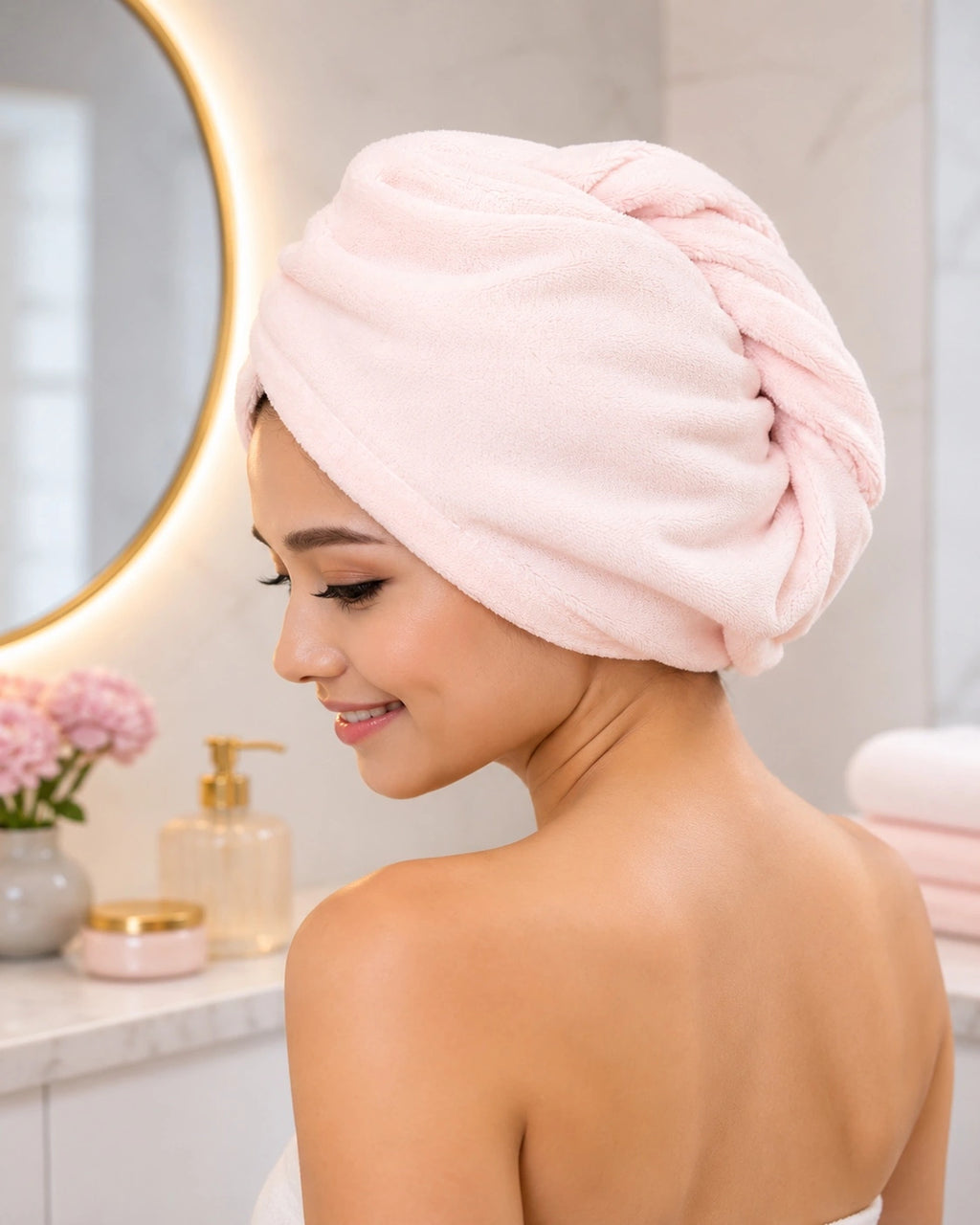 Microfiber Quick-Dry Hair Towel