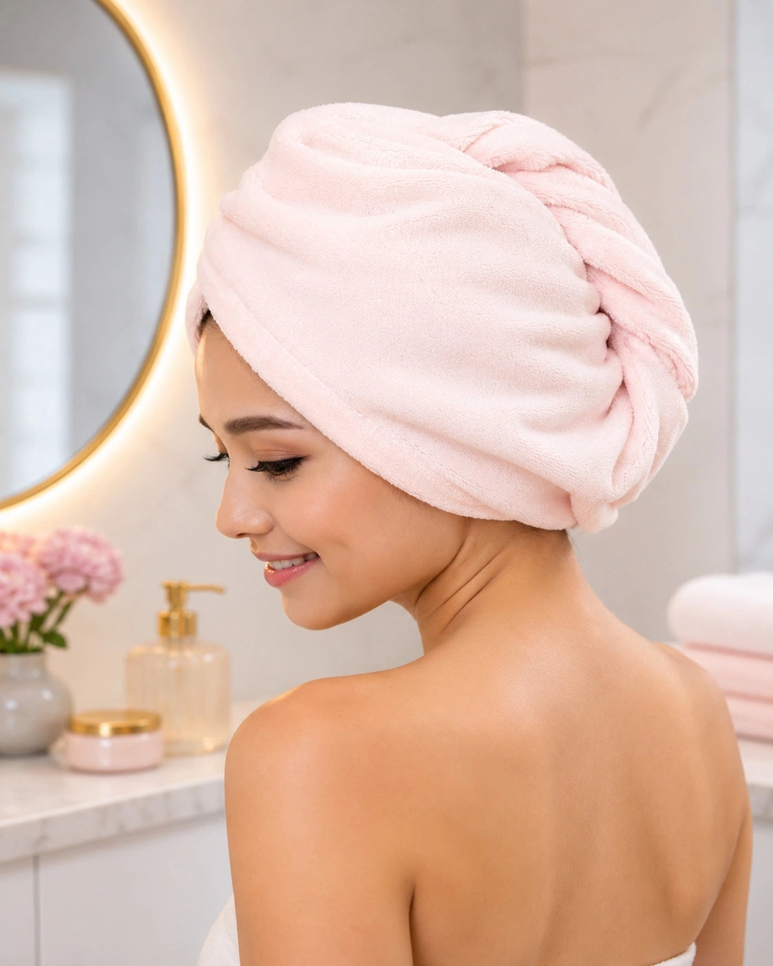 Microfiber Quick-Dry Hair Towel