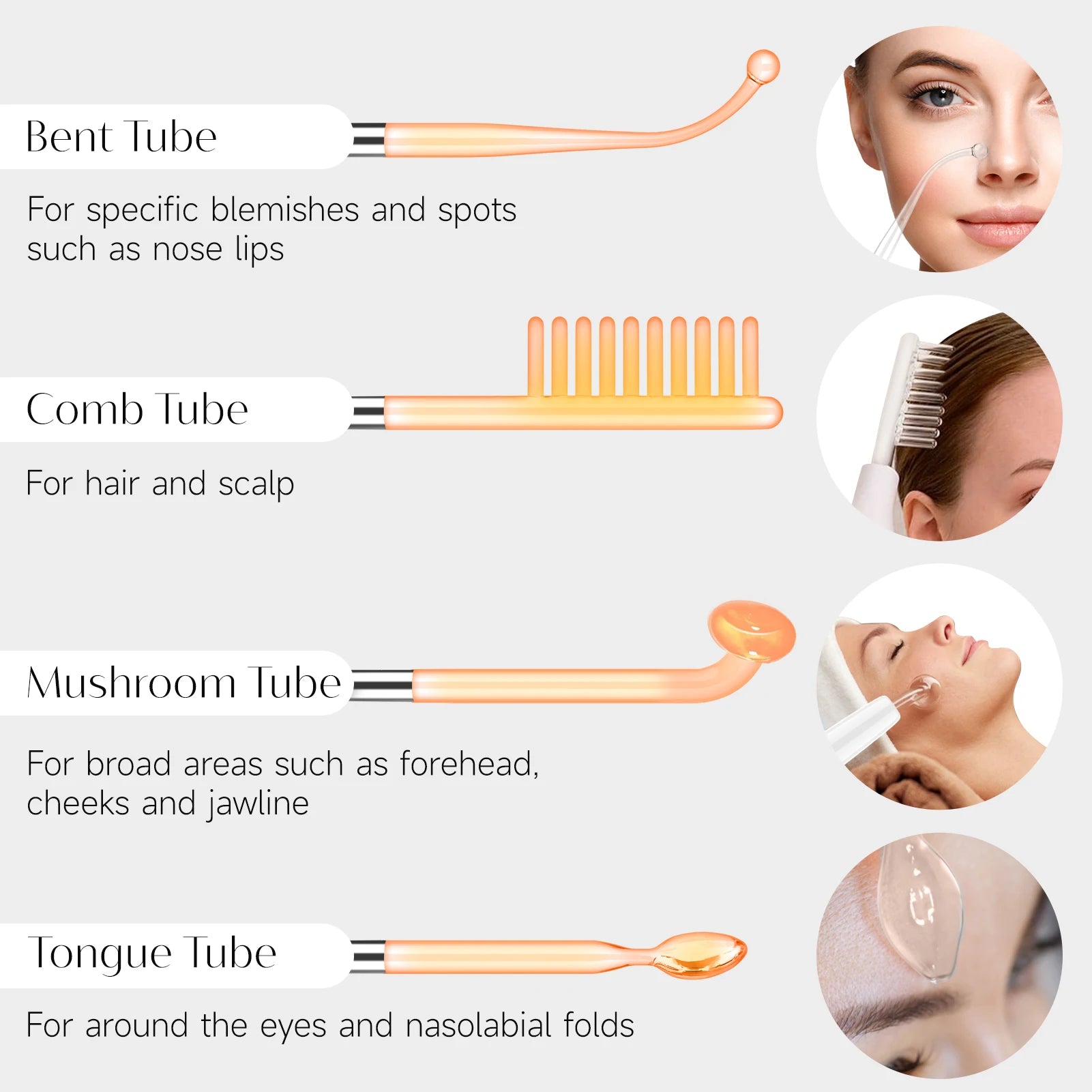 DARSONVAL High Frequency Hair & Skin Therapy Wand – Professional Beauty Device