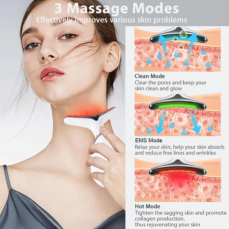 ✨ LED Facial & Neck Massager