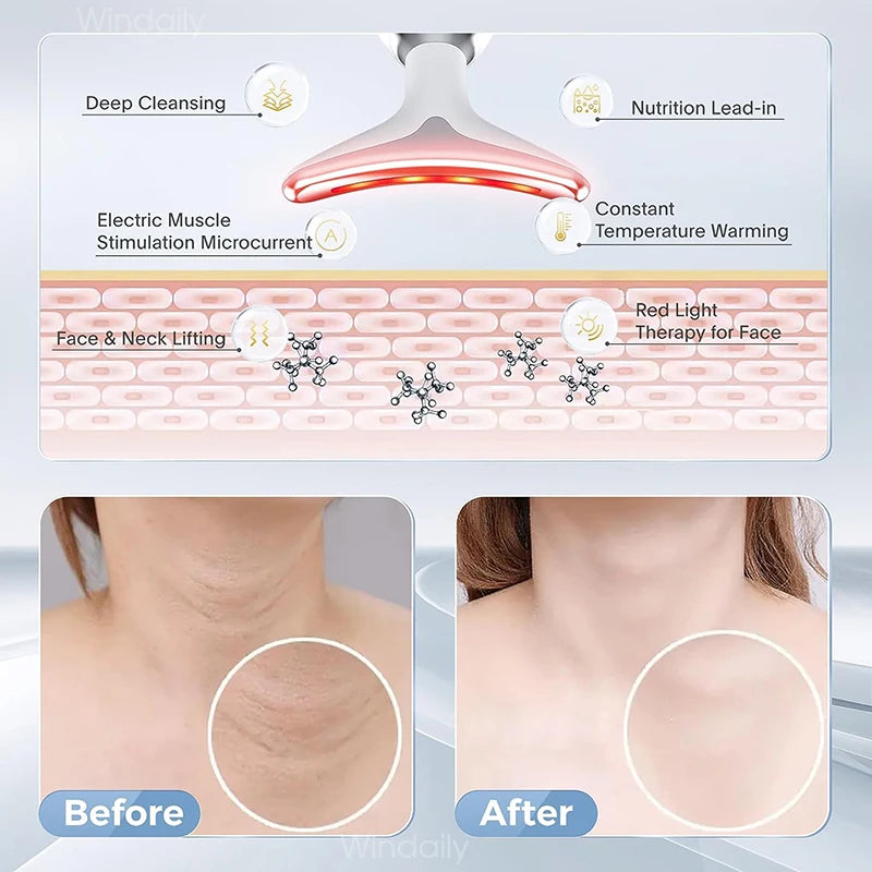 ✨ LED Facial & Neck Massager