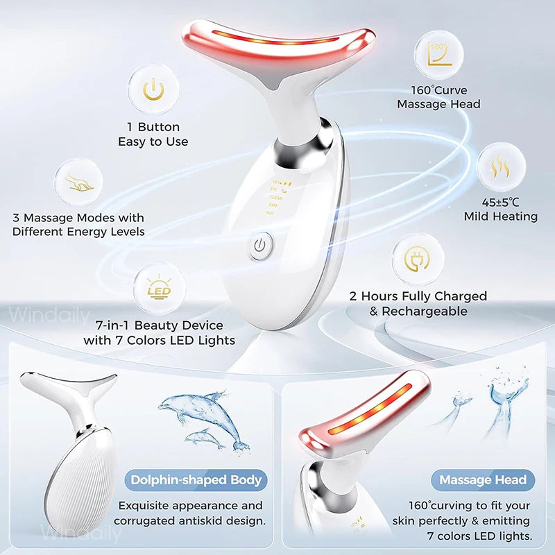 ✨ LED Facial & Neck Massager