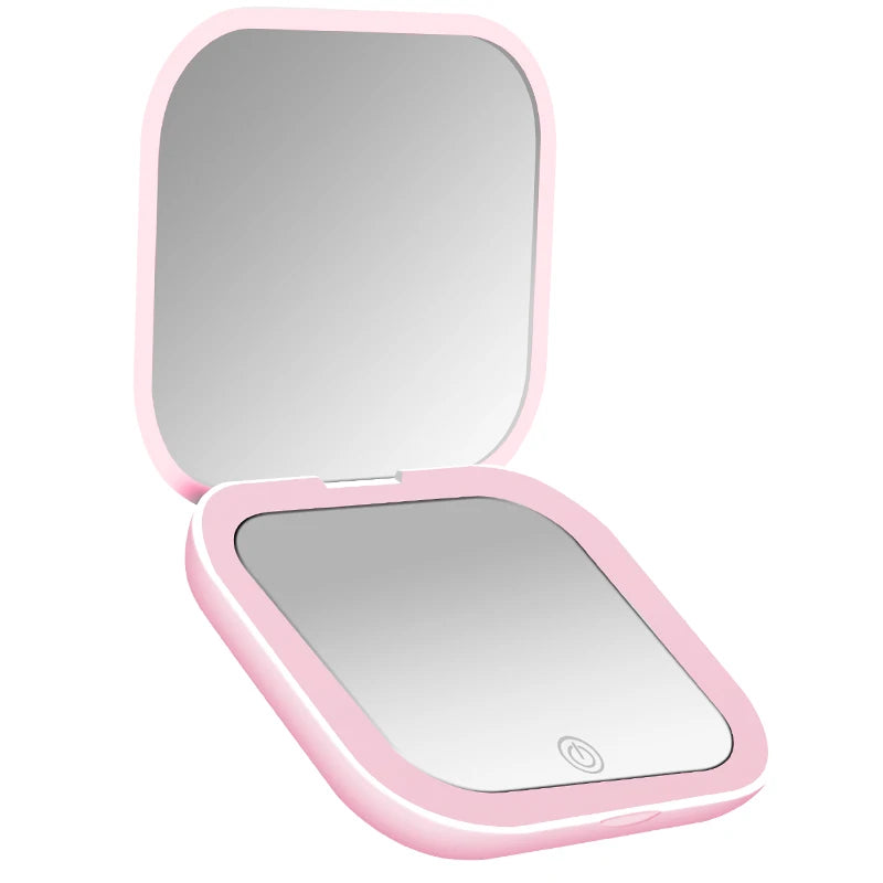 Compact Makeup Mirror with light