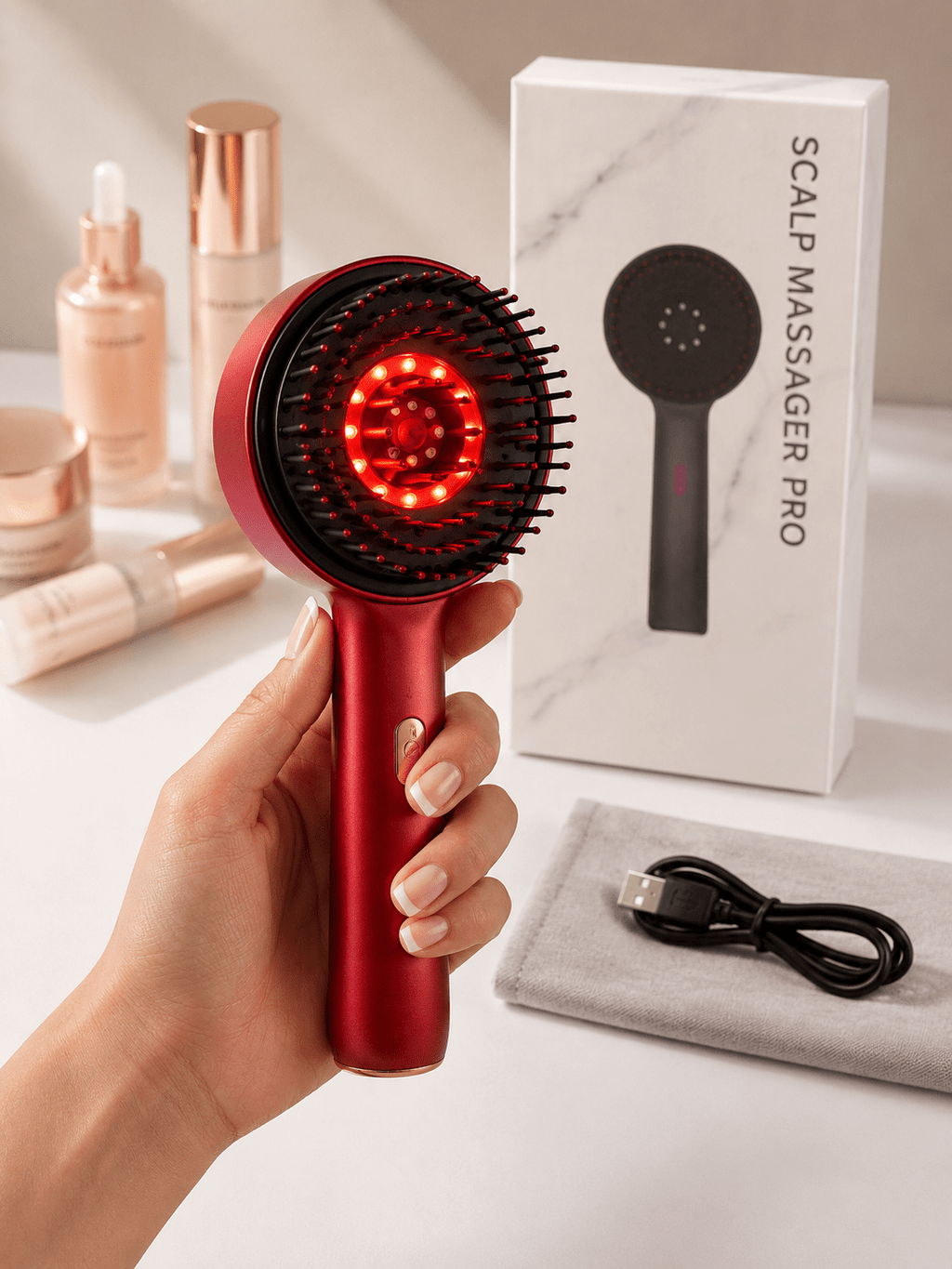 Scalp Massager Pro™ |  Hair Growth Device - Hair Care - Glow Beauty