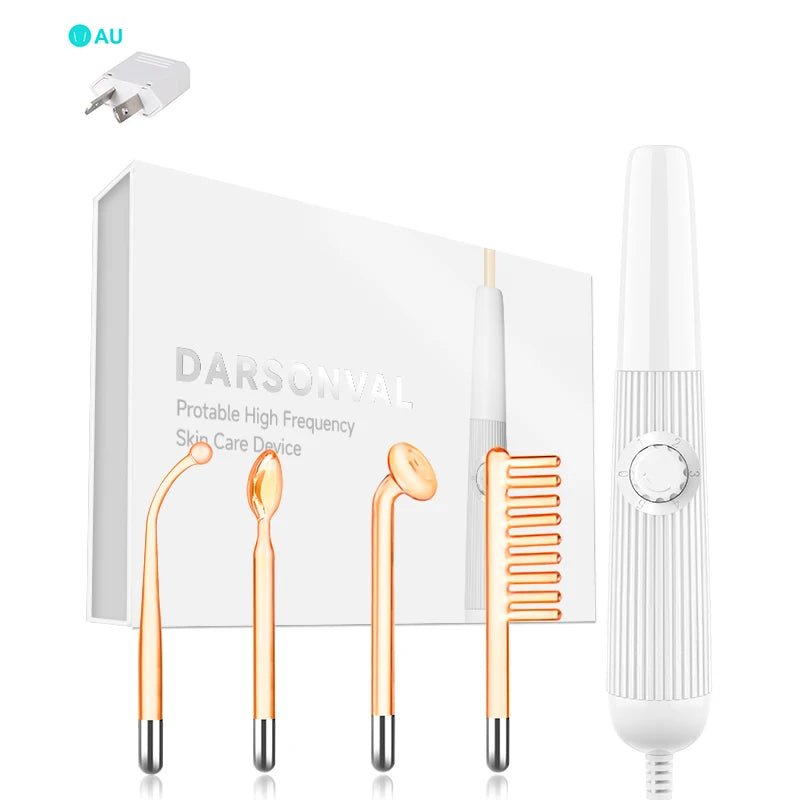 DARSONVAL High Frequency Hair & Skin Therapy Wand – Professional Beauty Device - Beauty Devices - Glow Beauty