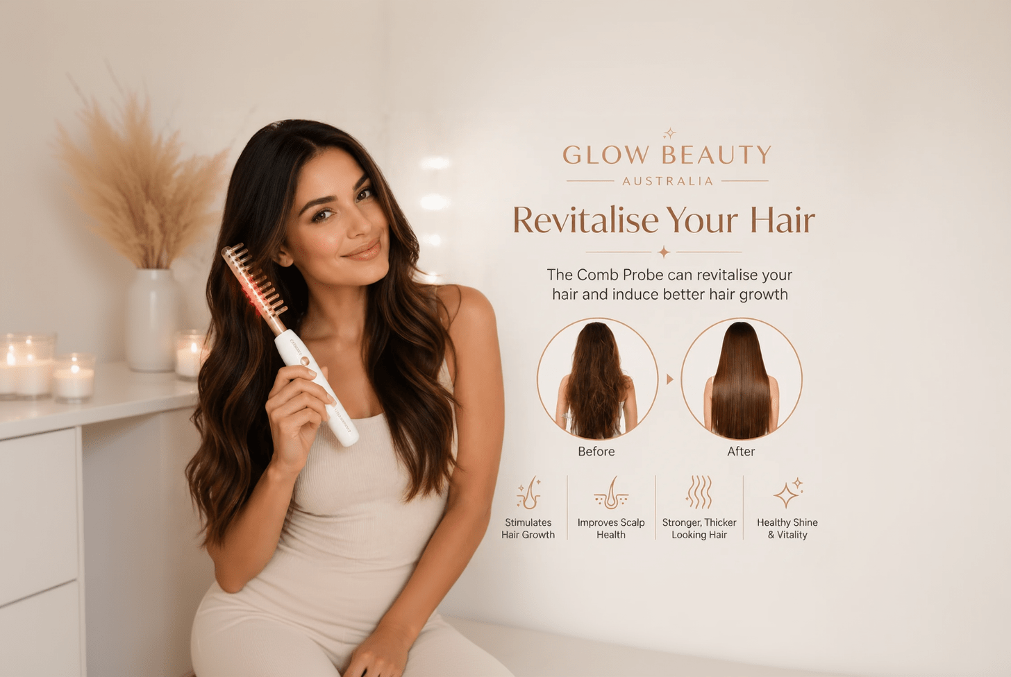 DARSONVAL High Frequency Hair & Skin Therapy Wand – Professional Beauty Device - Beauty Devices - Glow Beauty