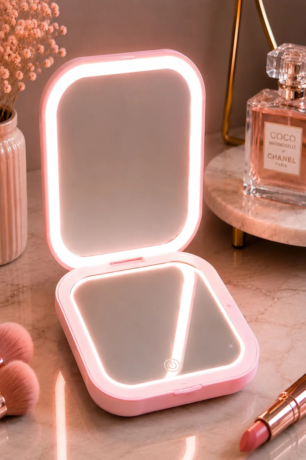 LED Makeup Mirror | 10X Magnification