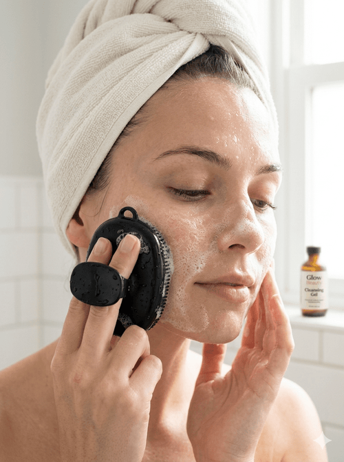 Gentle Silicone Face Scrubber - Skincare - Glow Beauty