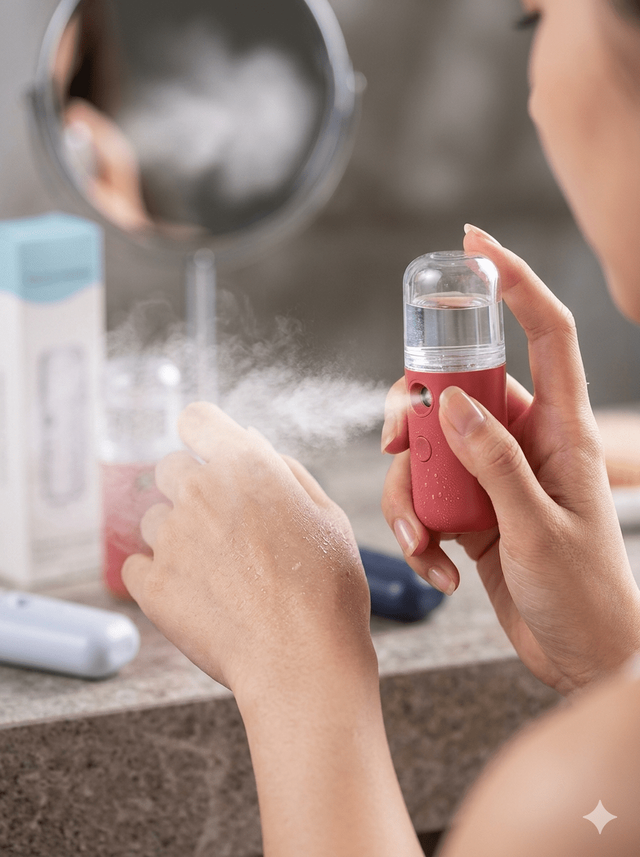 GlowMist Hydrating Nano Facial Sprayer - Skincare - Glow Beauty