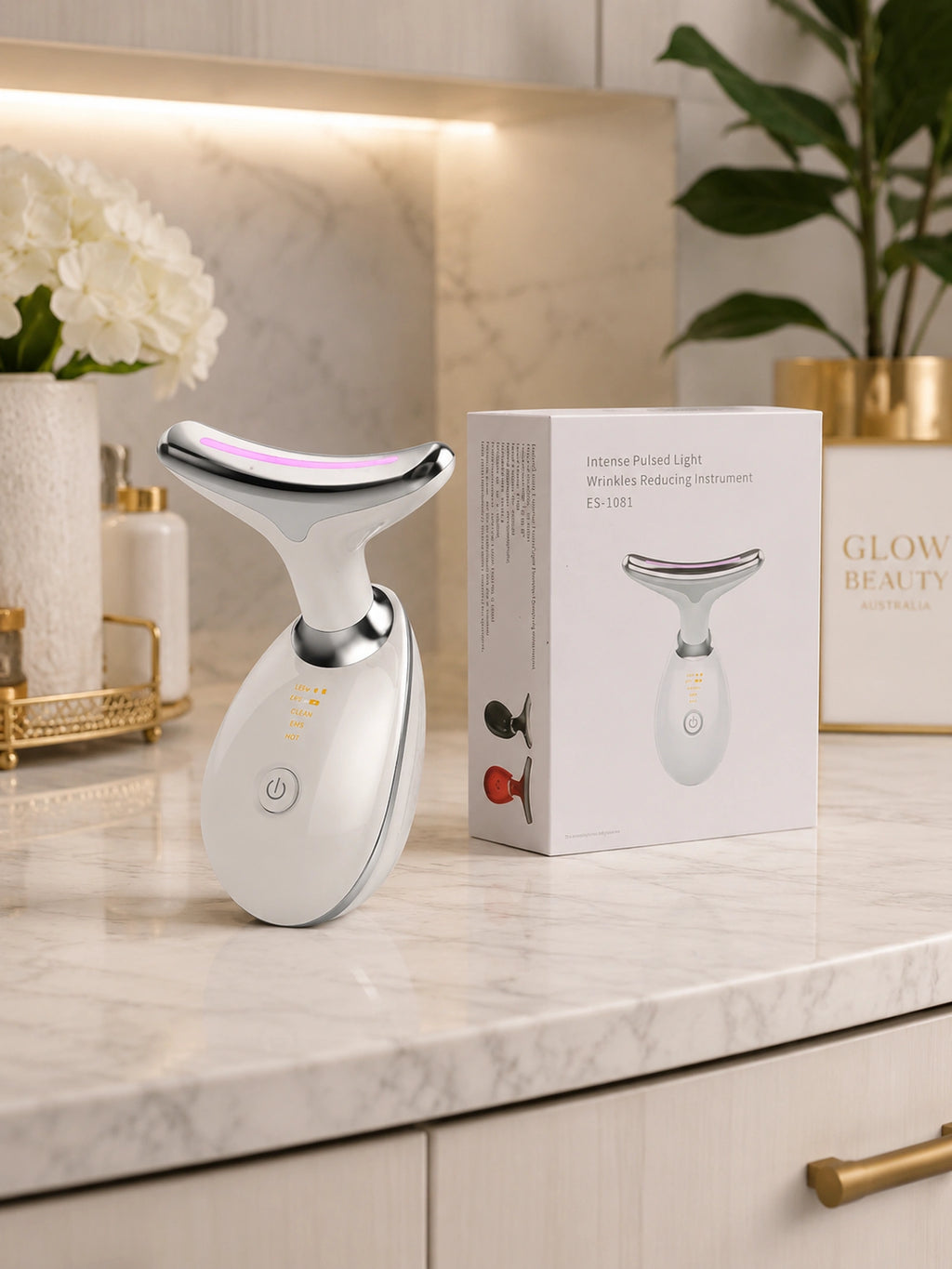 LED Face & Neck Massager | 7-Color Therapy
