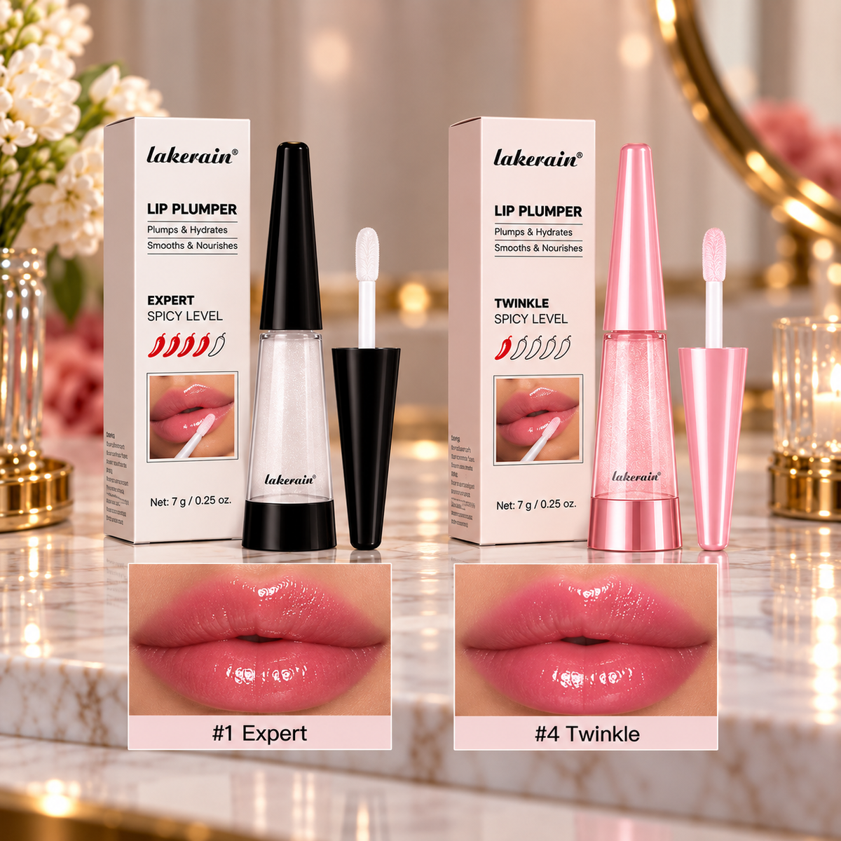 Hydrating Lip Plumper Gloss – Fuller-Looking & Glossy Lips
