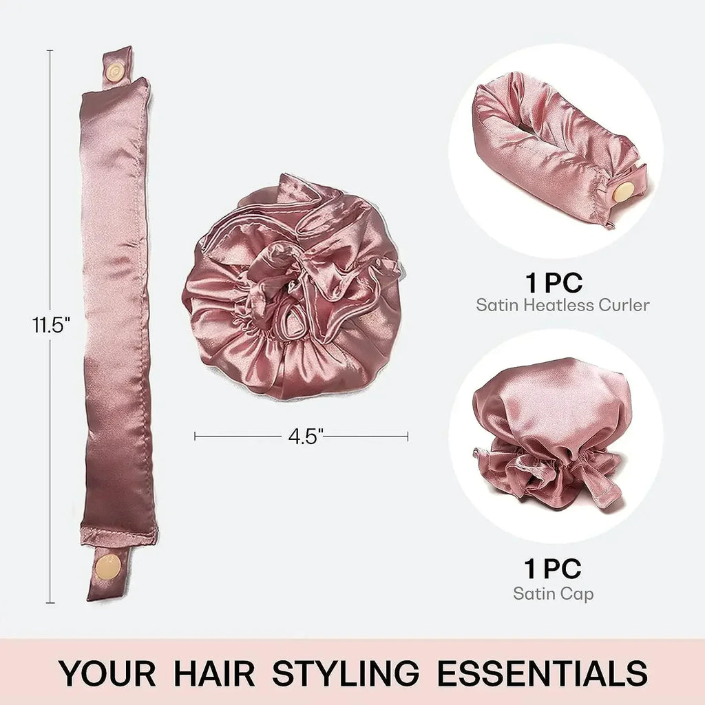 Silk Heatless Hair Curling Kit - Hair Care - Glow Beauty